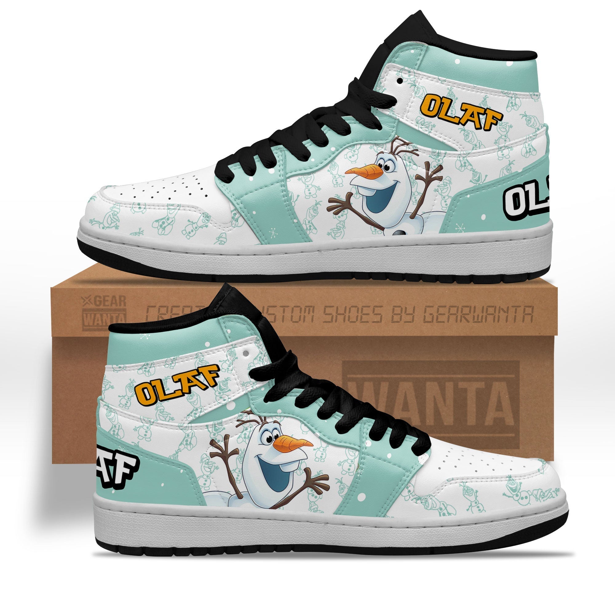 Ideafootwear Olaf AJ1 High Sneakers Shoes For Men And Women 1