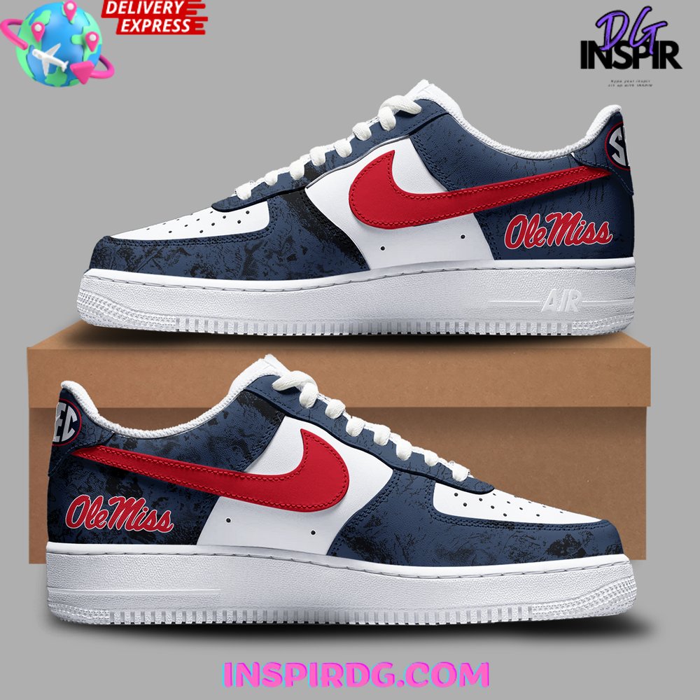 Ideafootwear Ole Miss Rebels Air Low-Top Sneakers Shoes For Men And Women 3