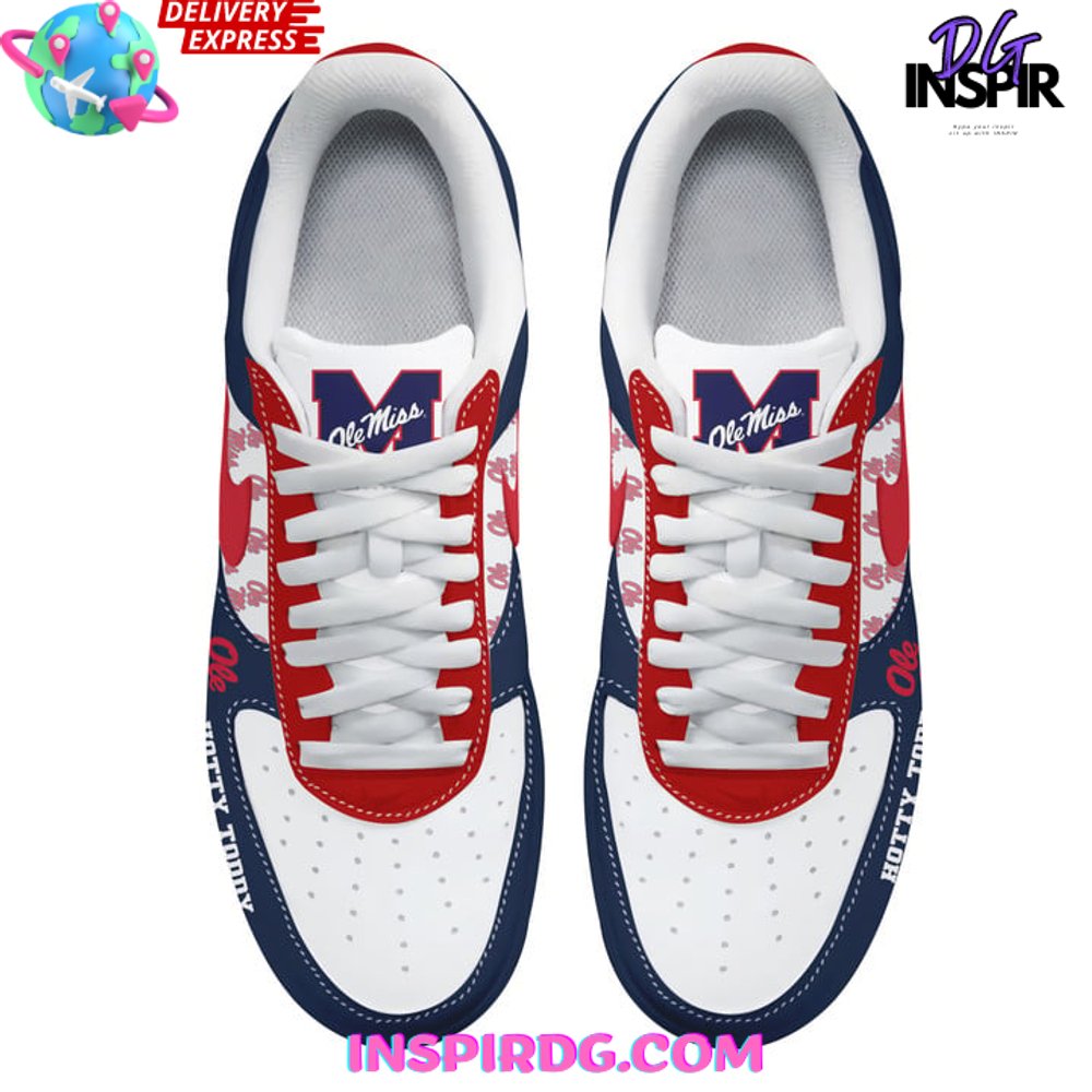 Ideafootwear Ole Miss Rebels Air Low-Top Sneakers Shoes For Men And Women 2
