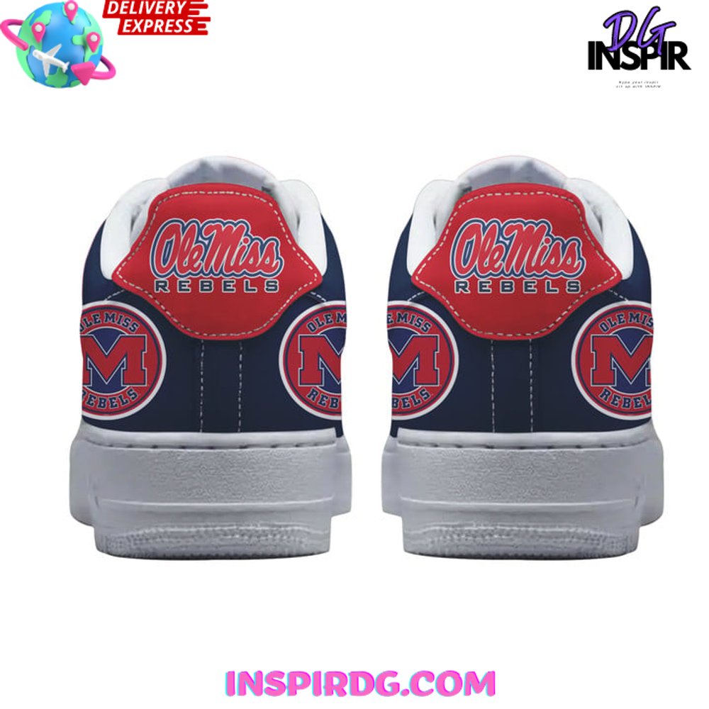 Ideafootwear Ole Miss Rebels Air Low-Top Sneakers Shoes For Men And Women 2