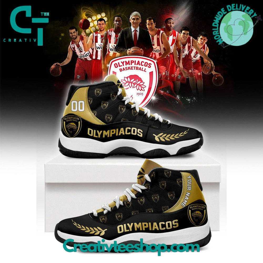 Ideafootwear Olympiacos Basketball  AJ13 Sneakers Shoes For Men And Women 1