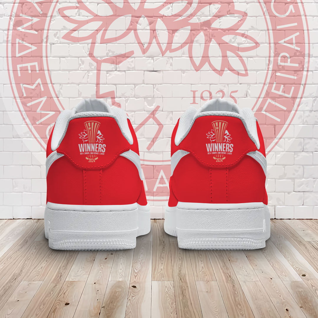 Ideafootwear Olympiakos F.C. Air Low-Top Sneakers Shoes For Men And Women 1
