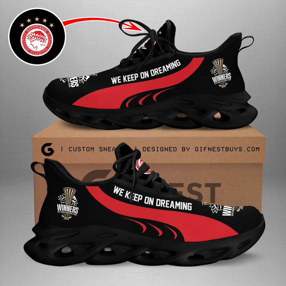 Ideafootwear Olympiakos F.C. Max Soul Shoes Sneakers For Men And Women 1