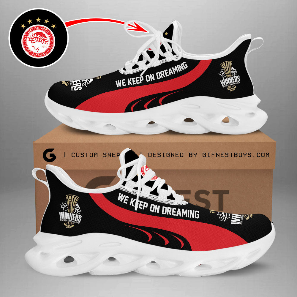 Ideafootwear Olympiakos F.C. Max Soul Shoes Sneakers For Men And Women 1