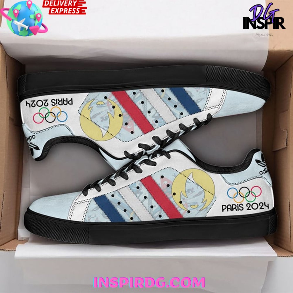 Ideafootwear Olympic Paris 2024 Skate Stan Shoes Sneakes For Men And Women 1