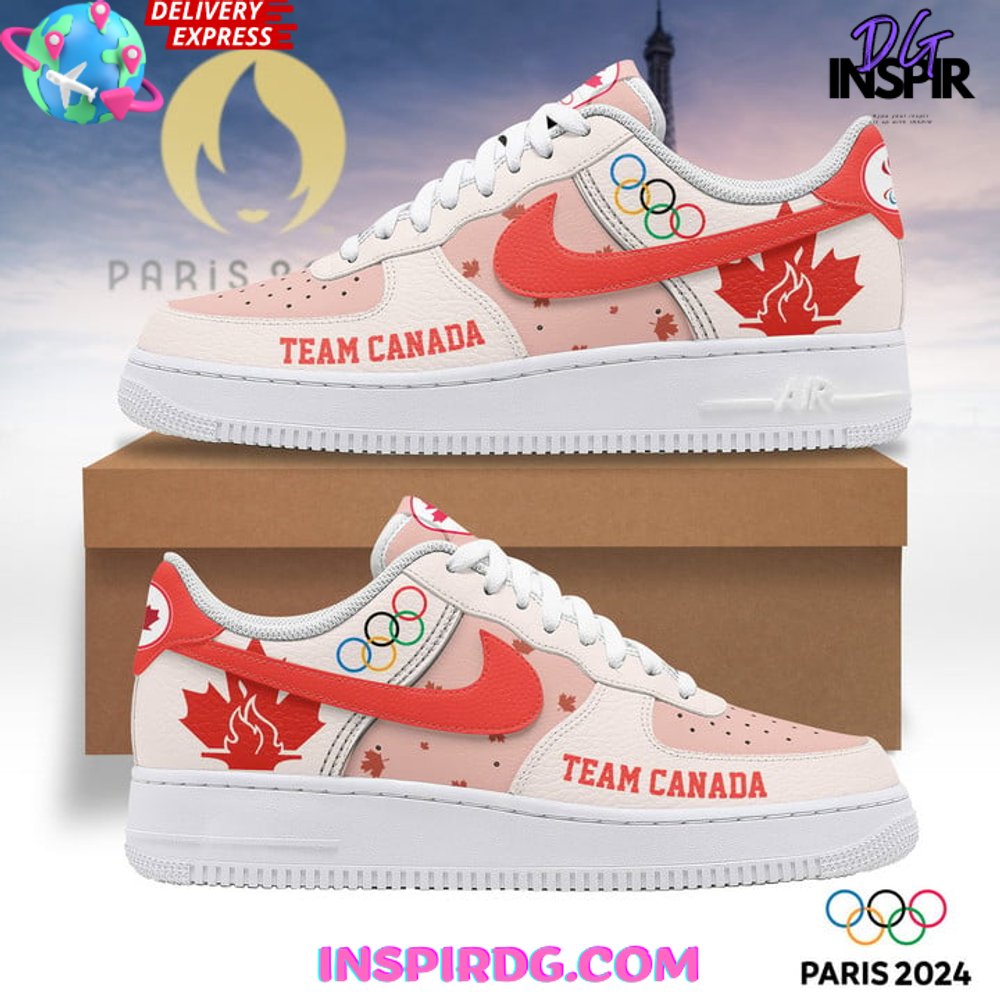 Ideafootwear Olympic Paris Canada Nation Air Low-Top Sneakers Shoes For Men And Women 1
