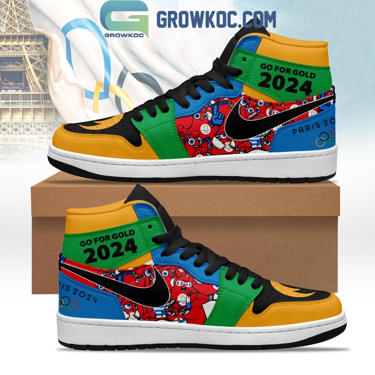 Ideafootwear Olympic Paris Team AJ1 High Sneakers Shoes For Men And Women 1
