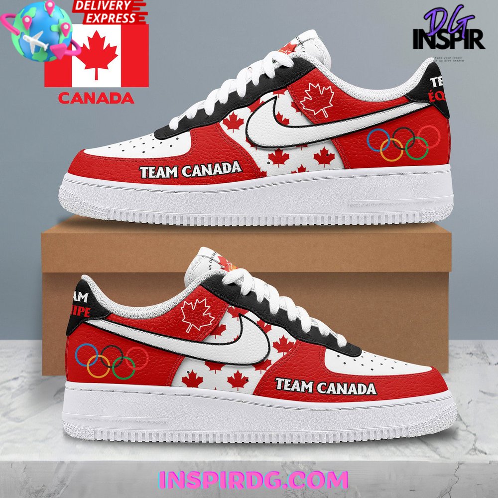 Ideafootwear Olympic Paris Team Canada Air Low-Top Sneakers Shoes For Men And Women 1