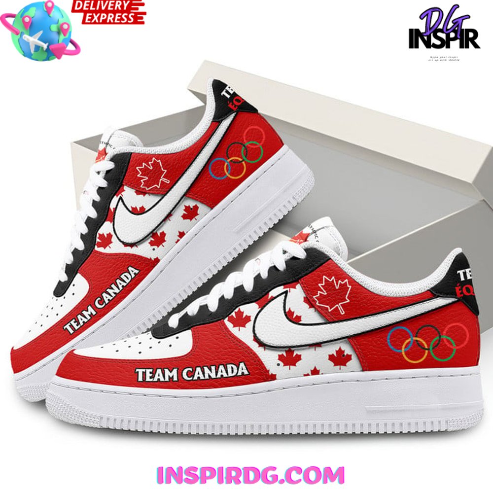 Ideafootwear Olympic Paris Team Canada Air Low-Top Sneakers Shoes For Men And Women 1