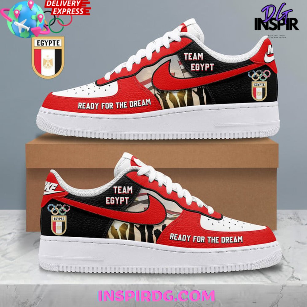 Ideafootwear Olympics Paris Team Egypt Air Low-Top Sneakers Shoes For Men And Women 1