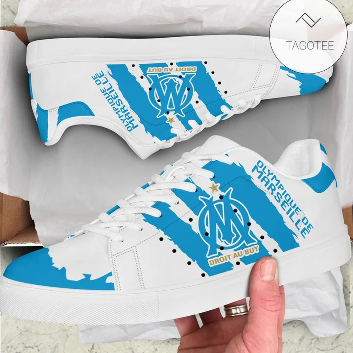 Ideafootwear Olympique de Marseille Skate Stan Shoes Sneakes For Men And Women 1