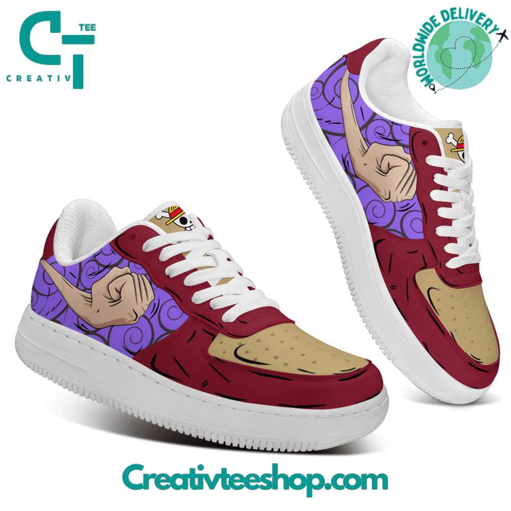 Ideafootwear One Piece Luffy  Air Low-Top Sneakers Shoes For Men And Women 1