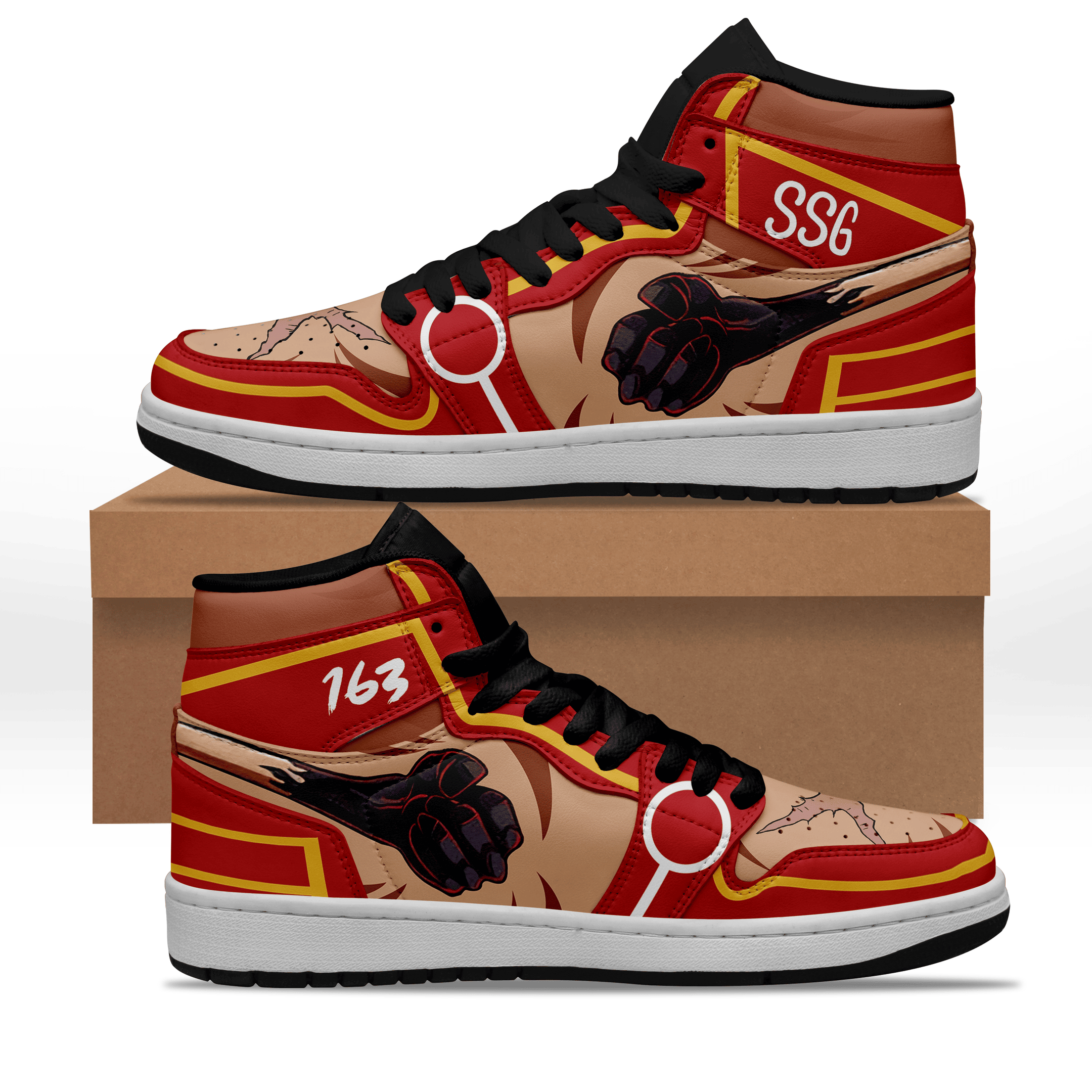 Ideafootwear One Piece AJ1 High Sneakers Shoes For Men And Women 10