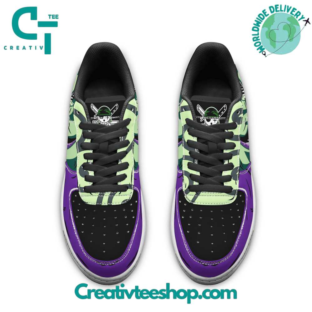 Ideafootwear One Piece Zoro  Air Low-Top Sneakers Shoes For Men And Women 1