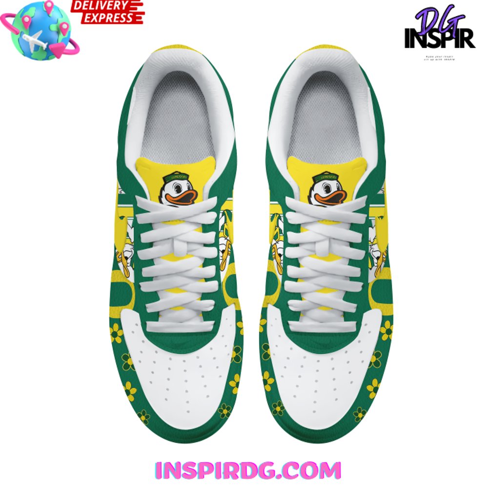 Ideafootwear Oregon Ducks Air Low-Top Sneakers Shoes For Men And Women 16