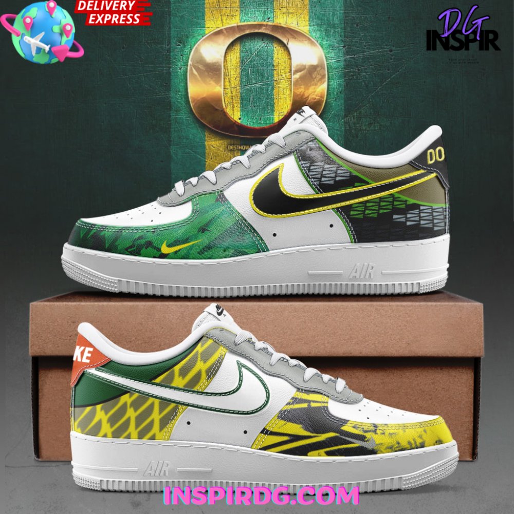 Ideafootwear Oregon Ducks Air Low-Top Sneakers Shoes For Men And Women 15