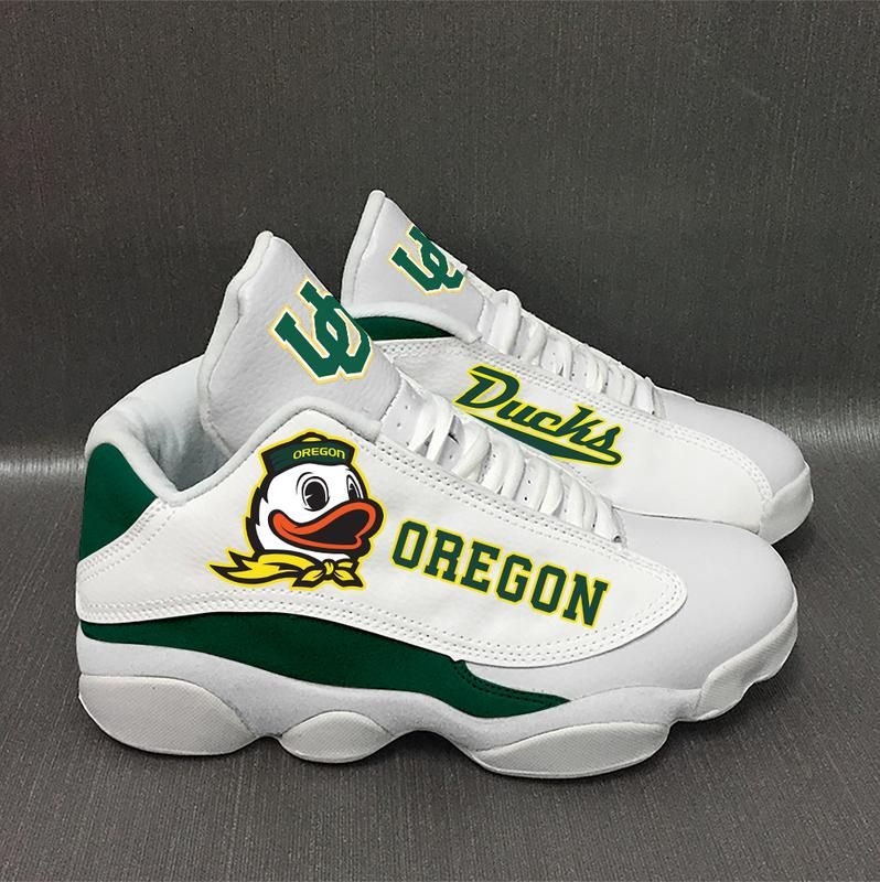 Ideafootwear Oregon Ducks AJ13 Sneakers Shoes For Men And Women 3