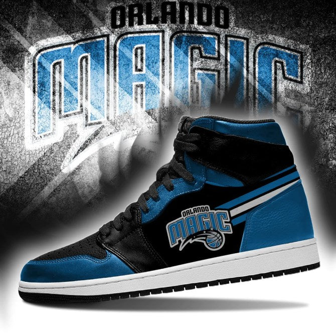 Ideafootwear Orlando Magic NBA AJ1 High Sneakers Shoes For Men And Women 3