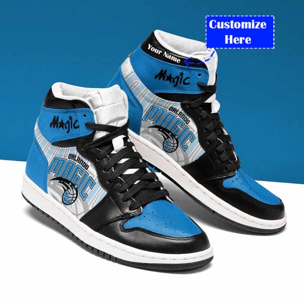 Ideafootwear Orlando Magic NBA AJ1 High Sneakers Shoes For Men And Women 2
