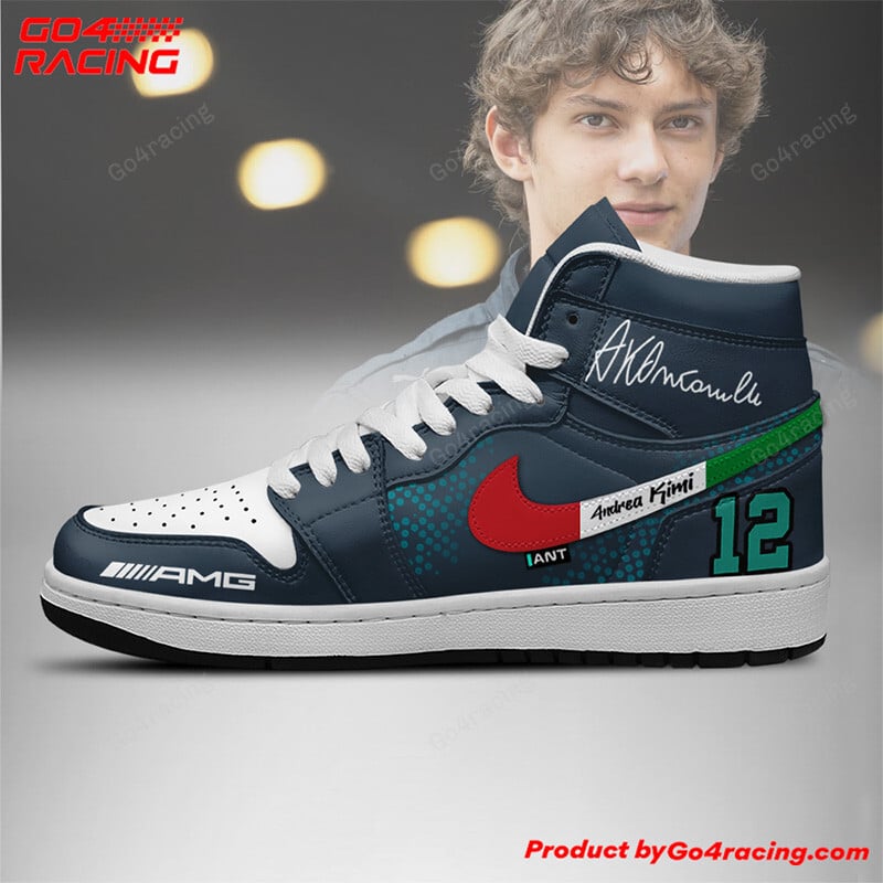 Ideafootwear Oscar Piastri - Mclaren AJ1 High Sneakers Shoes For Men And Women 2
