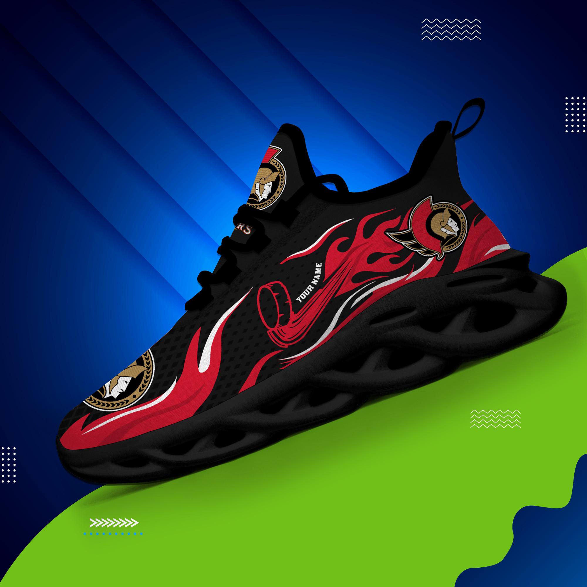 Ideafootwear Ottawa Senators Max Soul Shoes Sneakers For Men And Women 3