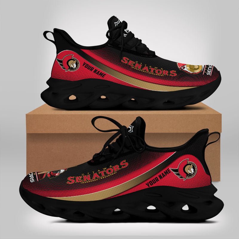 Ideafootwear Ottawa Senators Max Soul Shoes Sneakers For Men And Women 2