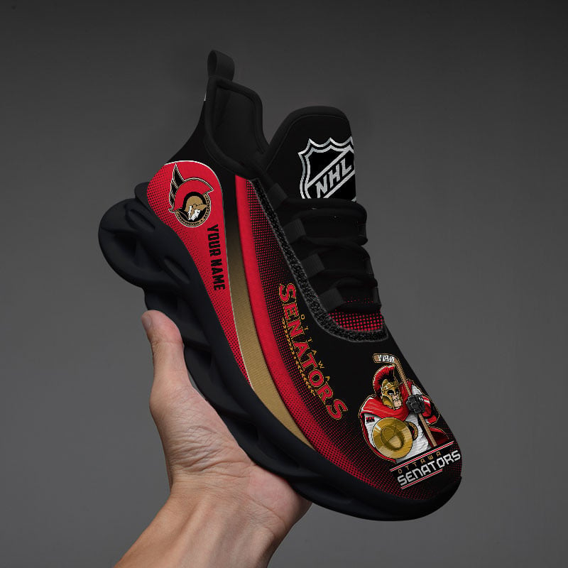 Ideafootwear Ottawa Senators Max Soul Shoes Sneakers For Men And Women 2