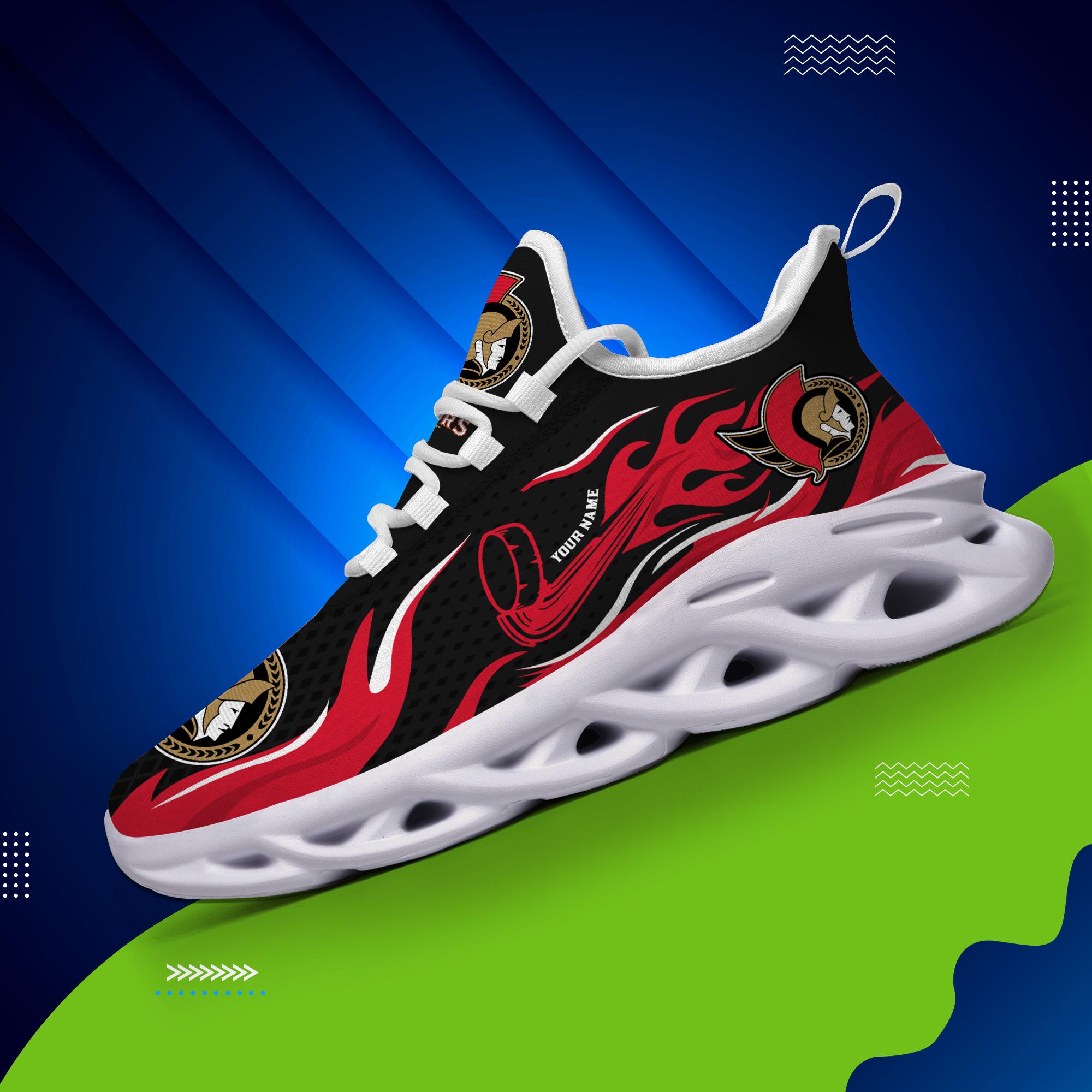 Ideafootwear Ottawa Senators Max Soul Shoes Sneakers For Men And Women 3