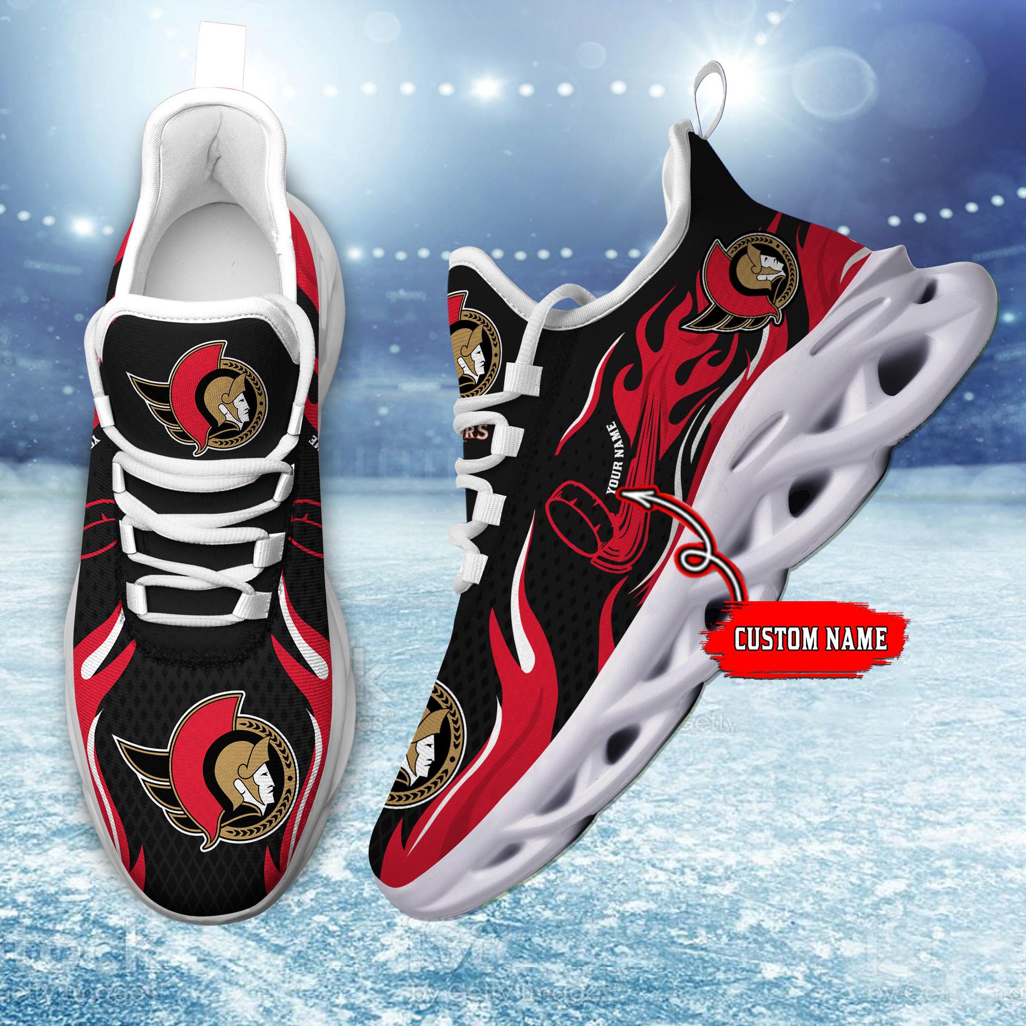 Ideafootwear Ottawa Senators Max Soul Shoes Sneakers For Men And Women 3