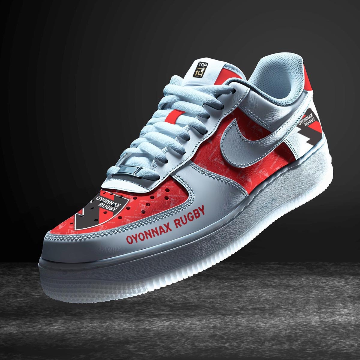 Ideafootwear Oyonnax Rugby Air Low-Top Sneakers Shoes For Men And Women 2