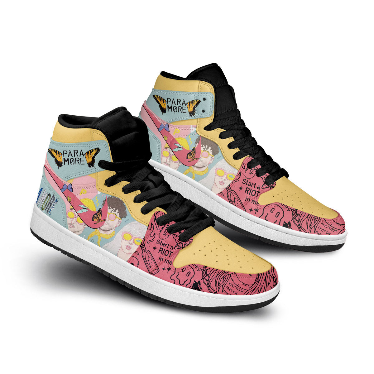 Ideafootwear Paramore AJ1 High Sneakers Shoes For Men And Women 1