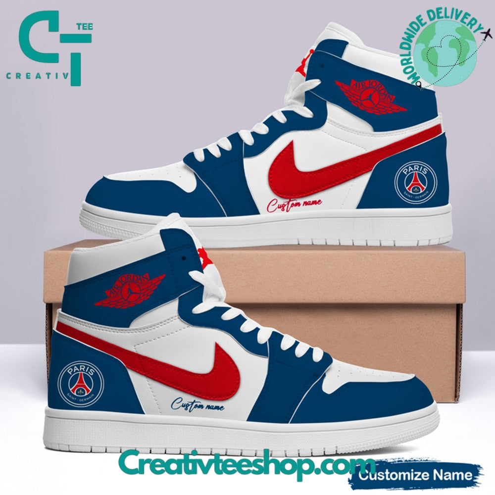 Ideafootwear Paris Saint Germain AJ1 High Sneakers Shoes For Men And Women 1