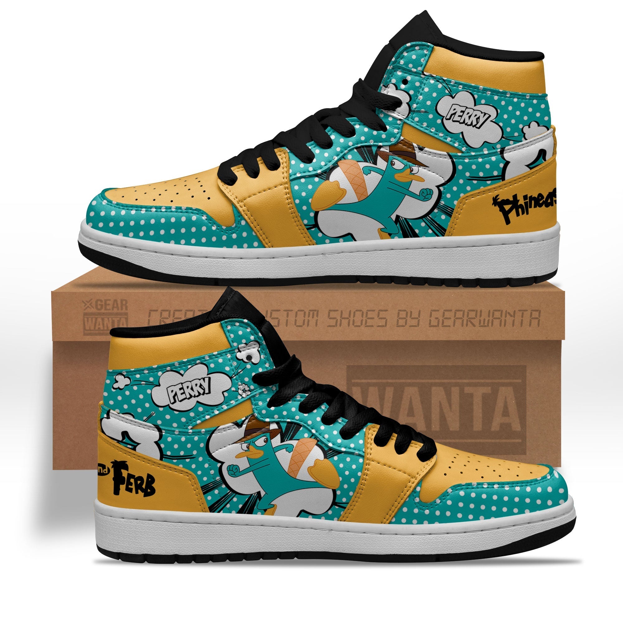 Ideafootwear Perry AJ1 High Sneakers Shoes For Men And Women 1