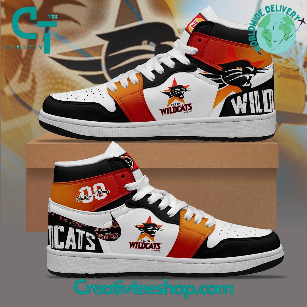 Ideafootwear Perth Wildcats AJ1 High Sneakers Shoes For Men And Women 1
