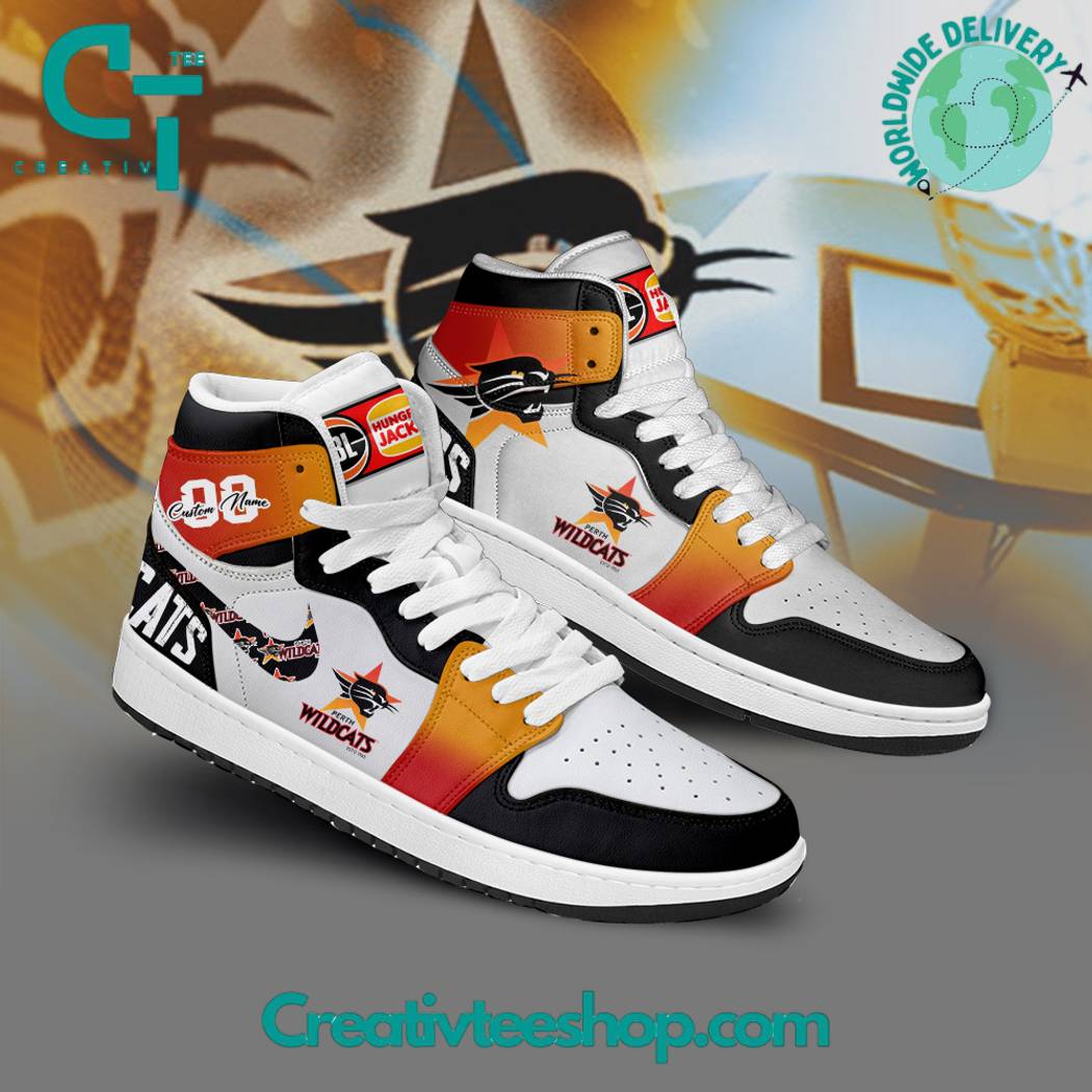 Ideafootwear Perth Wildcats AJ1 High Sneakers Shoes For Men And Women 1