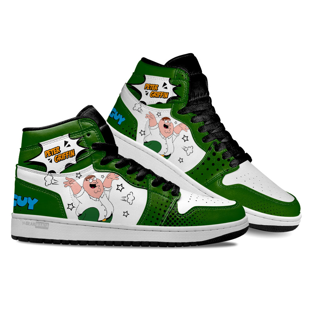 Ideafootwear Peter Griffin AJ1 High Sneakers Shoes For Men And Women 1
