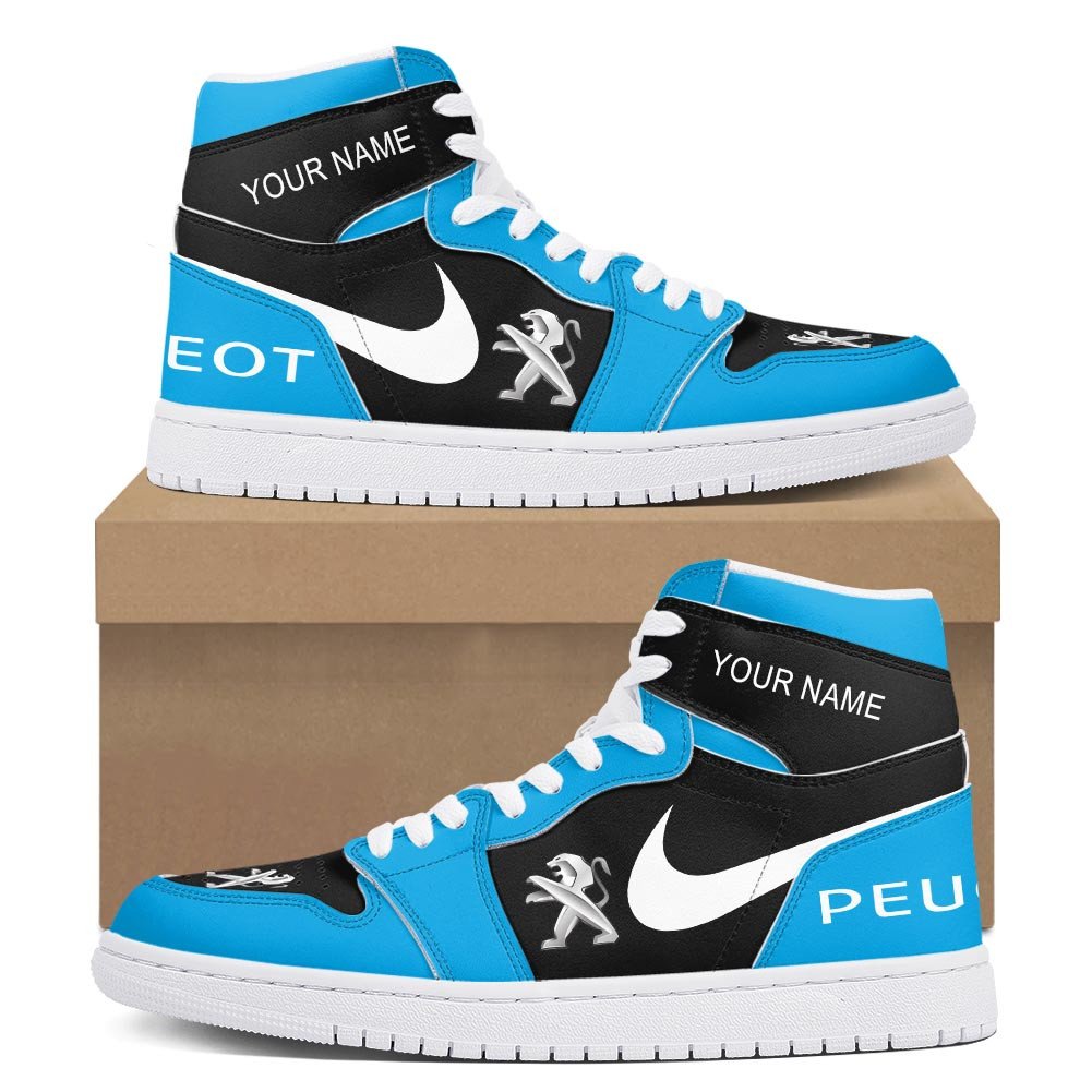Ideafootwear Peugeot AJ1 High Sneakers Shoes For Men And Women 1