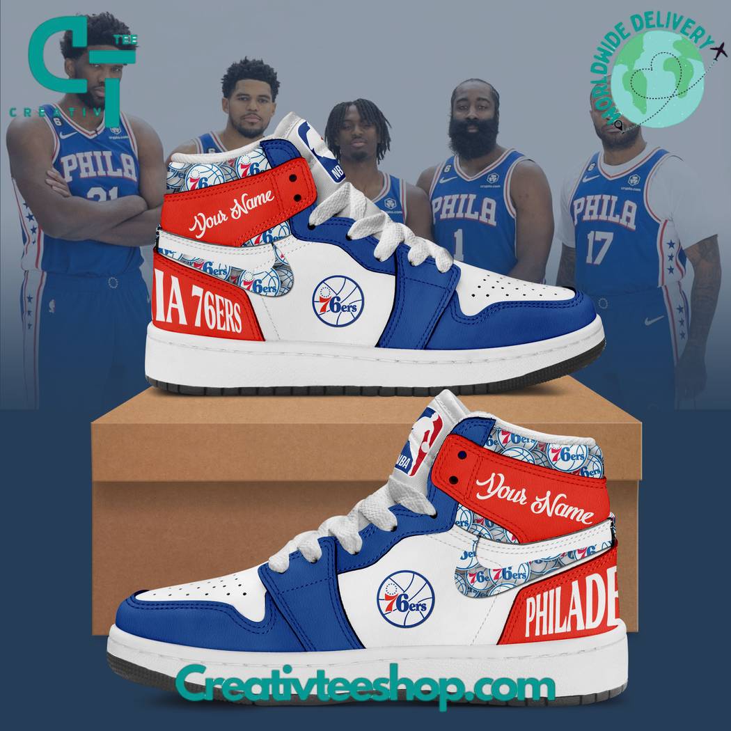 Ideafootwear Philadelphia 76ers AJ1 High Sneakers Shoes For Men And Women 3