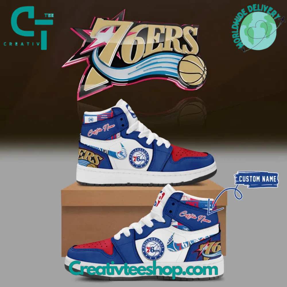 Ideafootwear Philadelphia 76ers AJ1 High Sneakers Shoes For Men And Women 2