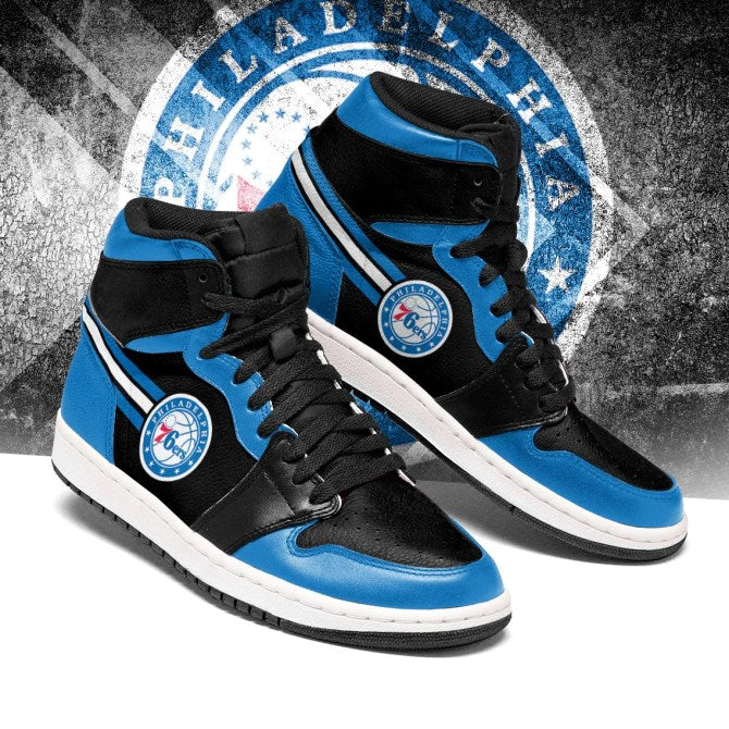 Ideafootwear Philadelphia 76ers NBA AJ1 High Sneakers Shoes For Men And Women 1