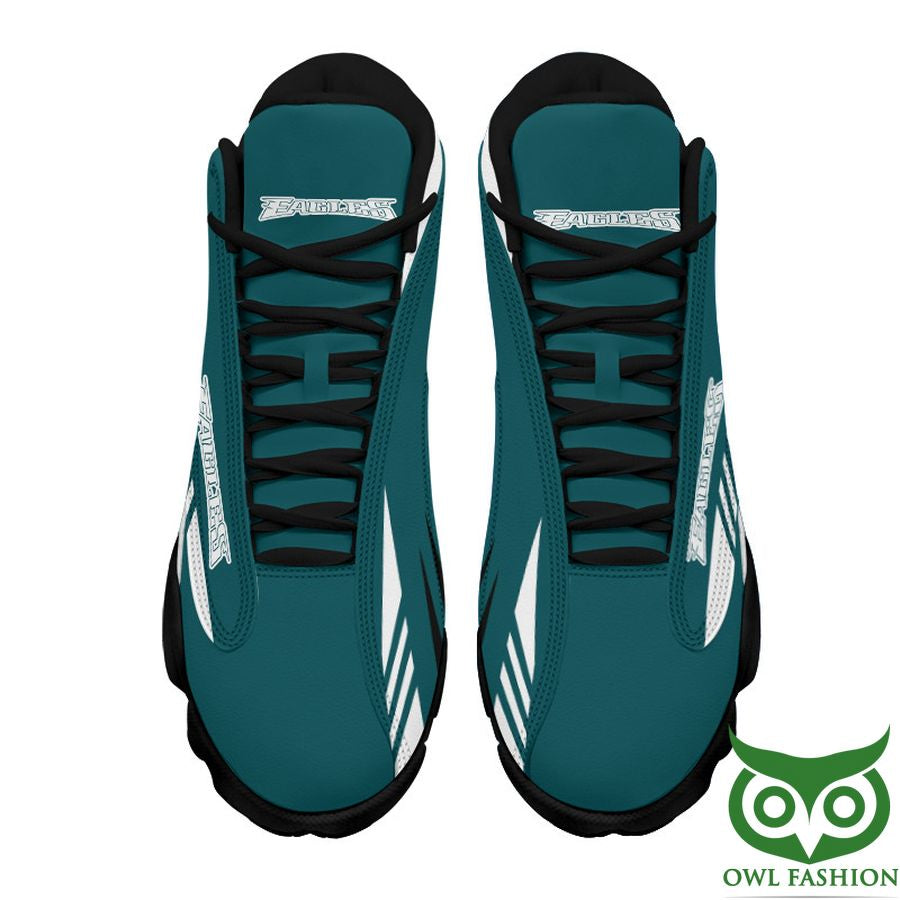 Ideafootwear Philadelphia Eagles AJ13 Sneakers Shoes For Men And Women 24