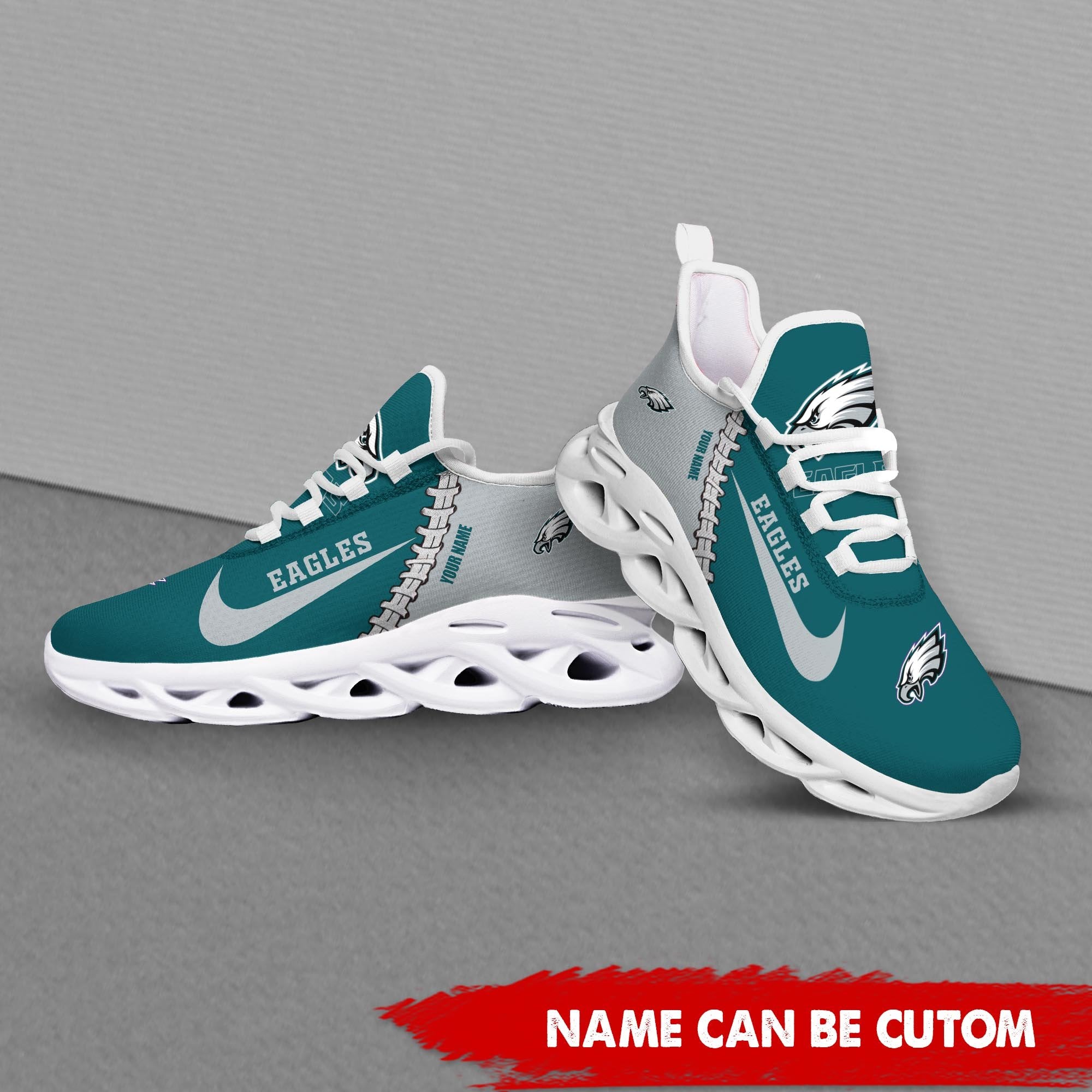 Ideafootwear Philadelphia Eagles Max Soul Shoes Sneakers For Men And Women 13