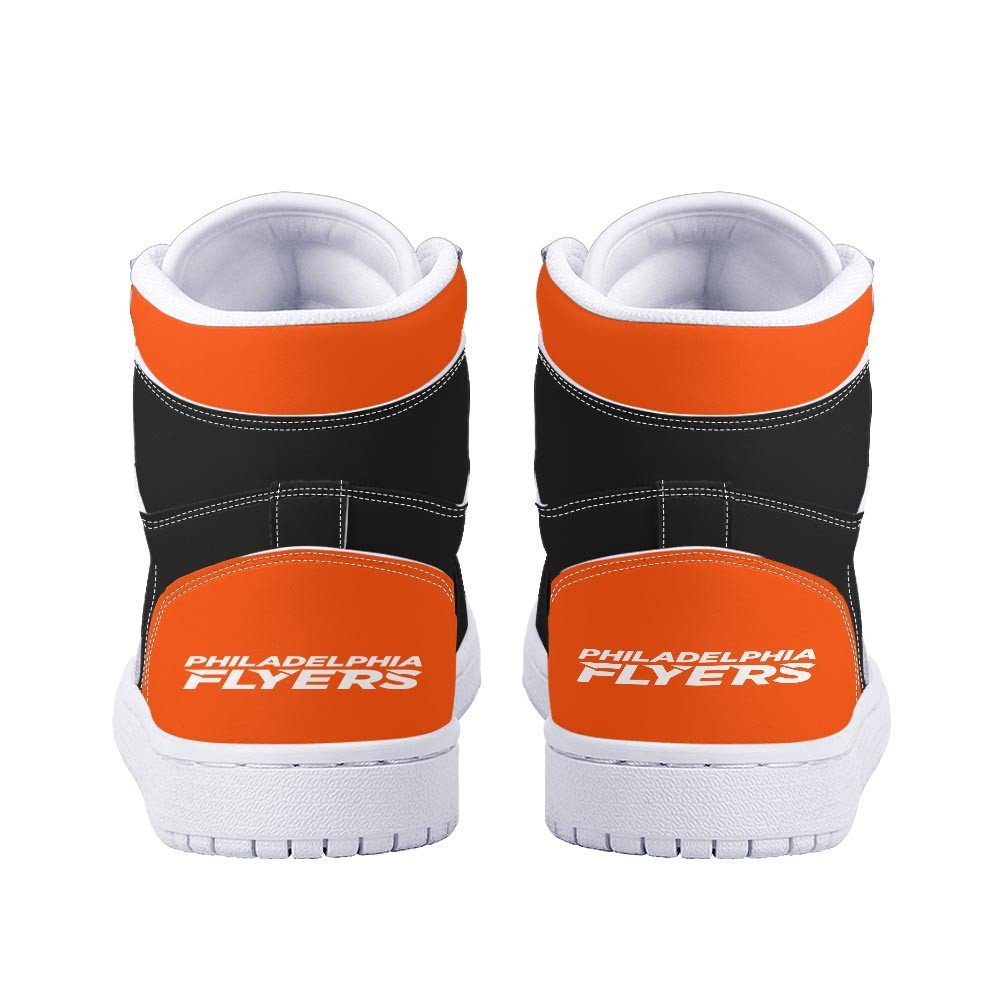 Ideafootwear Philadelphia Flyers AJ1 High Sneakers Shoes For Men And Women 4