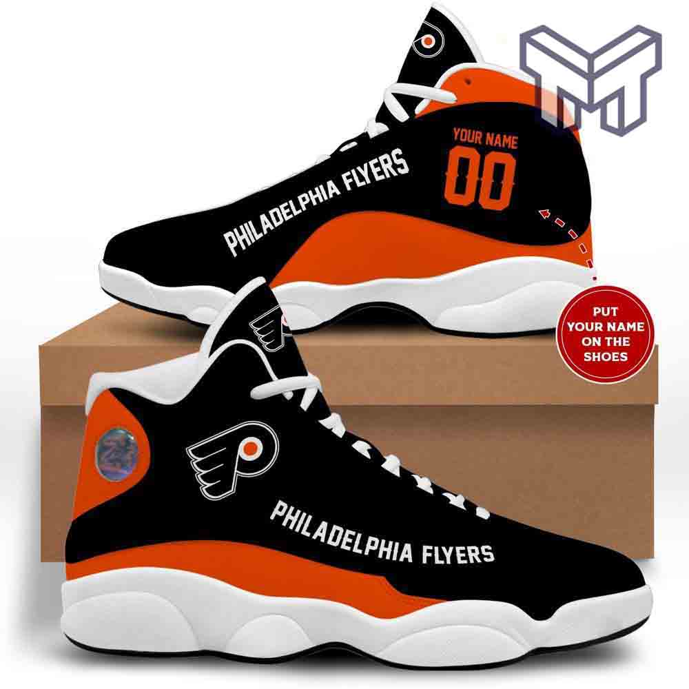 Ideafootwear Philadelphia Flyers AJ13 Sneakers Shoes For Men And Women 1