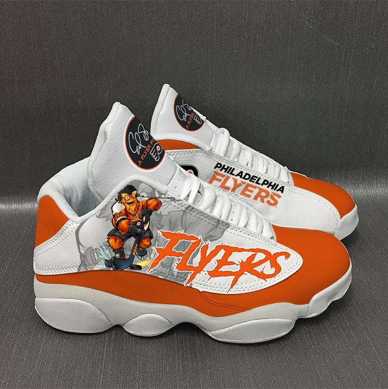 Ideafootwear Philadelphia Flyers AJ13 Sneakers Shoes For Men And Women 2