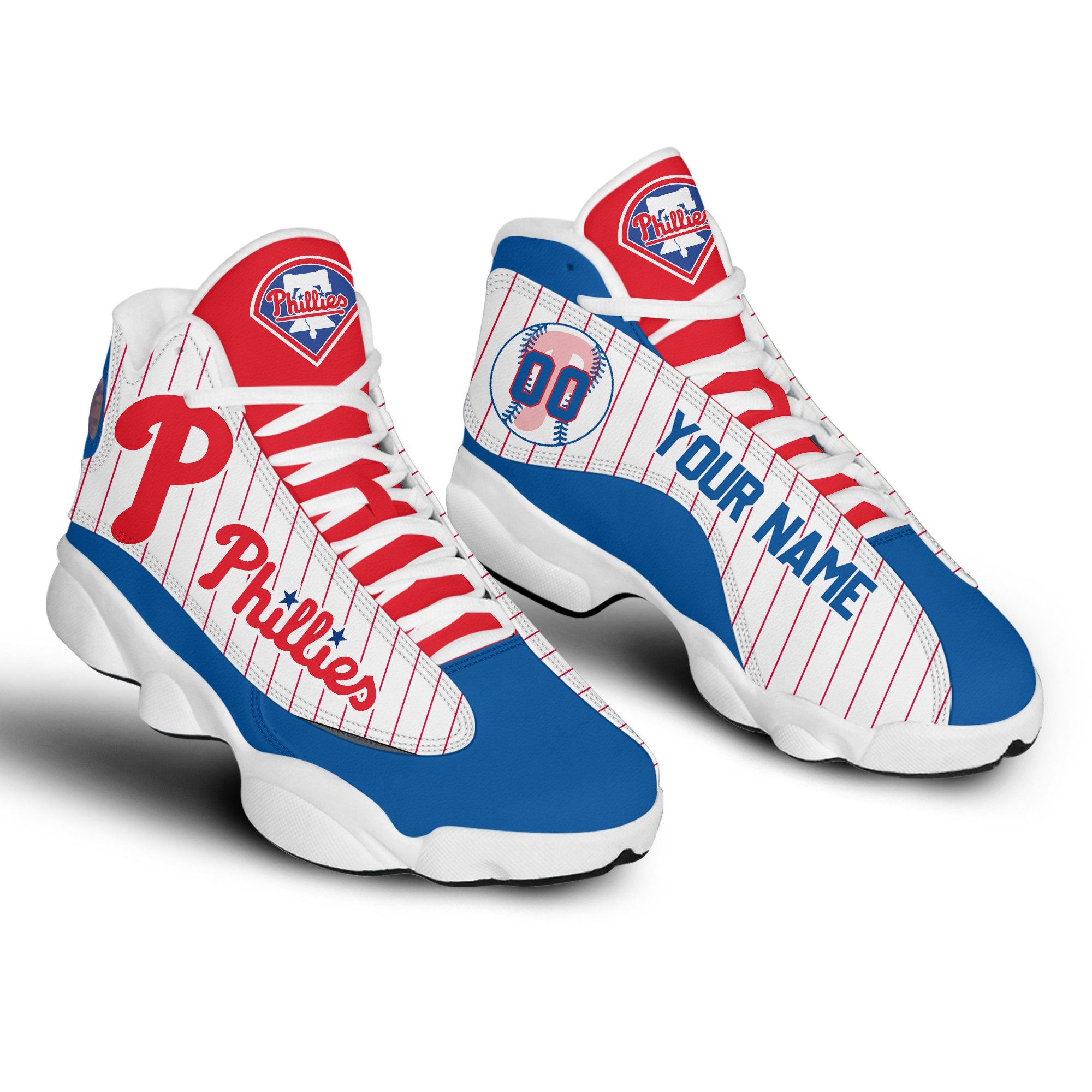 Ideafootwear Philadelphia Phillies AJ13 Sneakers Shoes For Men And Women 1