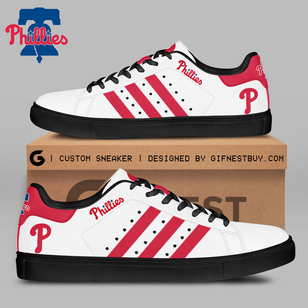 Ideafootwear Philadelphia Phillies Skate Stan Shoes Sneakes For Men And Women 2