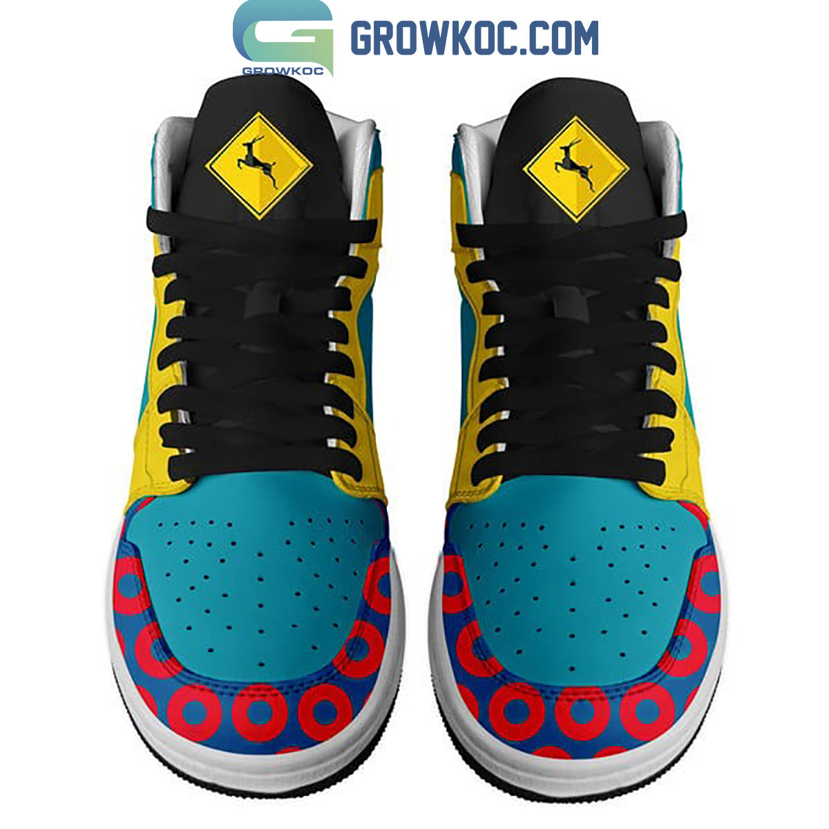 Ideafootwear Phish AJ1 High Sneakers Shoes For Men And Women 1