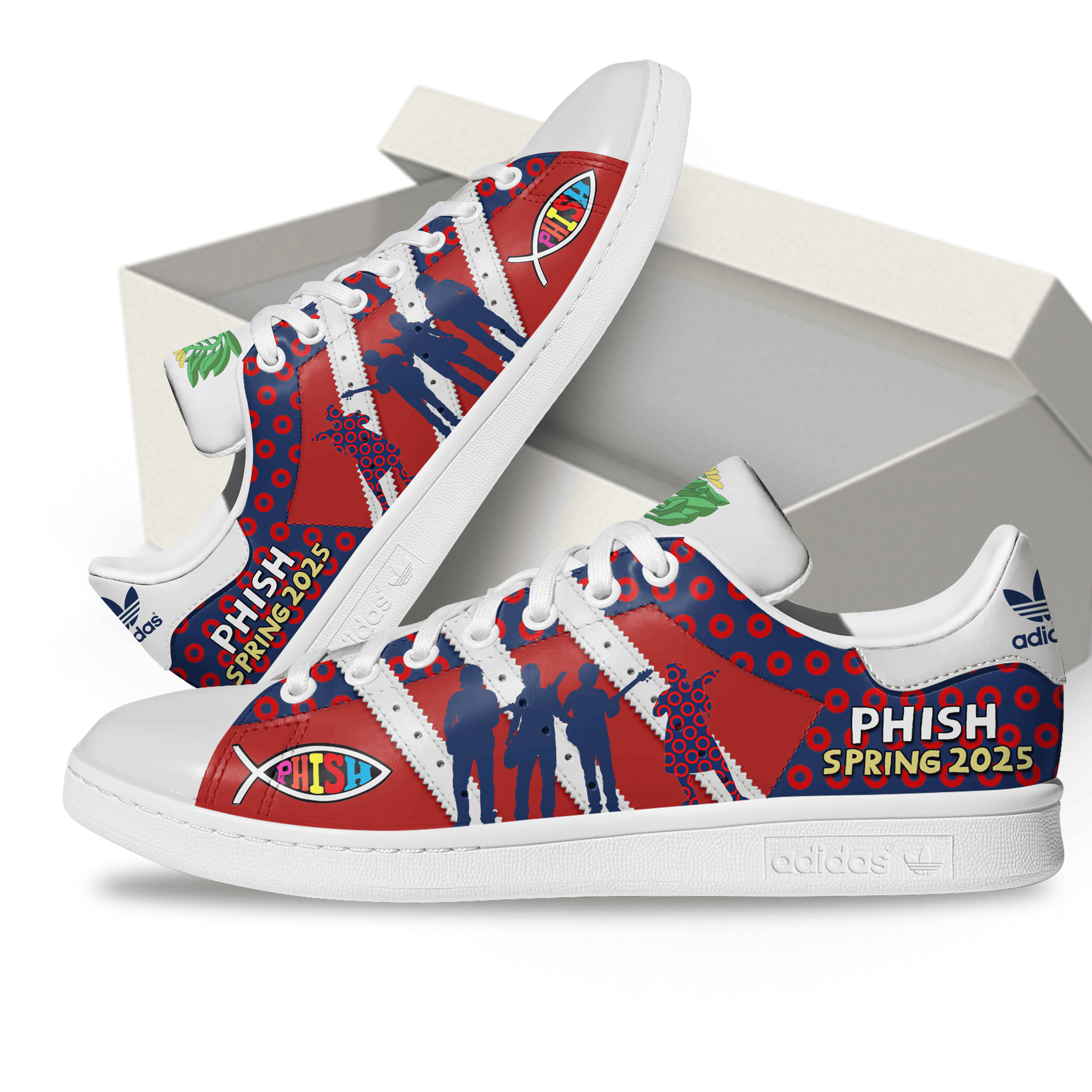 Ideafootwear Phish Skate Stan Shoes Sneakes For Men And Women 1