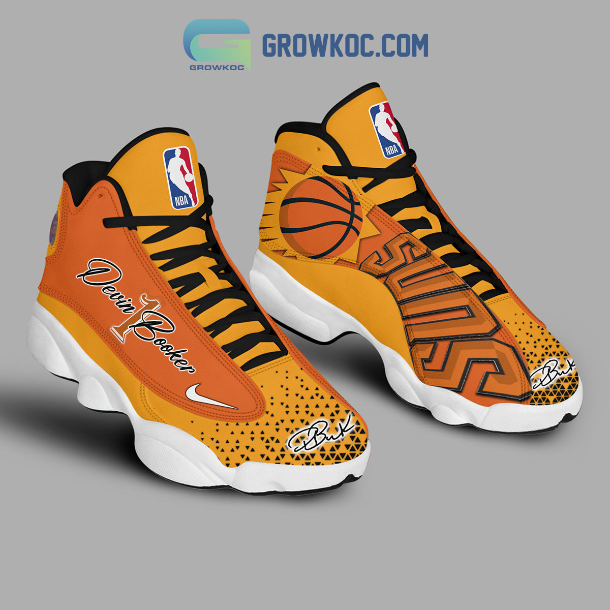 Ideafootwear Phoenix Suns AJ13 Sneakers Shoes For Men And Women 1